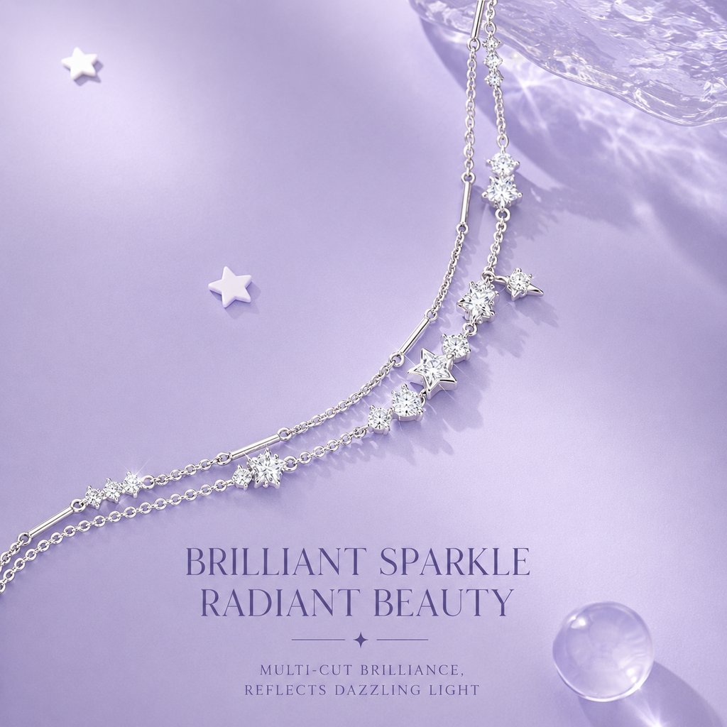 Dual Shining Stars Bracelet