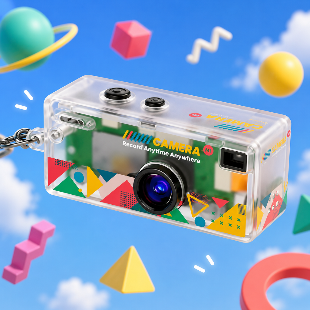 Small camera medal for recording