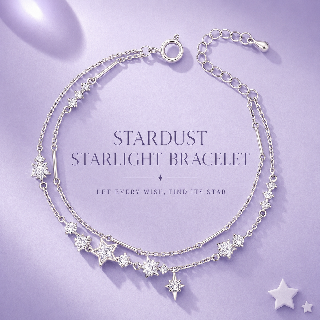 Dual Shining Stars Bracelet