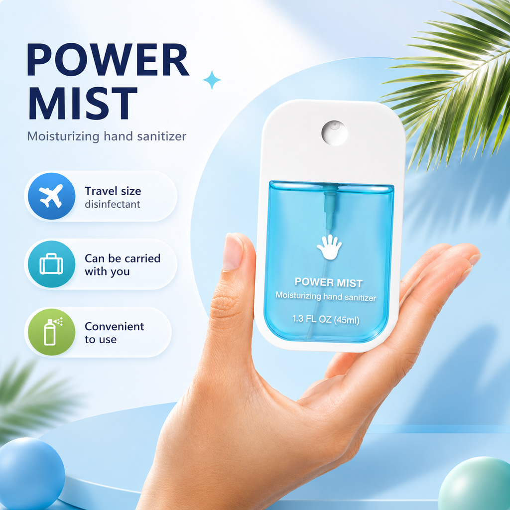 Hand Sanitizer and Moisturizing Spray 45ml