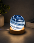 Glass Planet Lamp