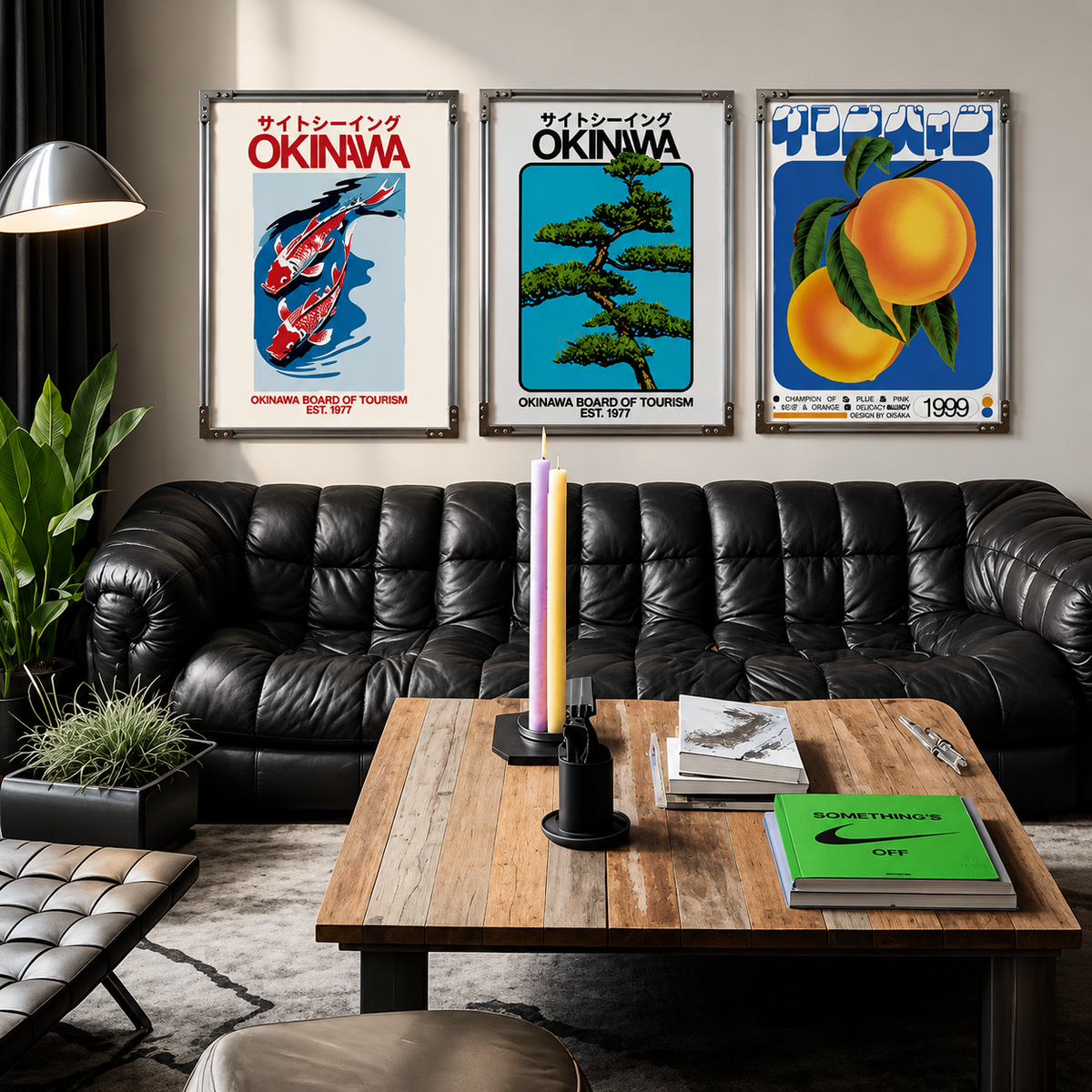 Japanese and vintage style decor posters