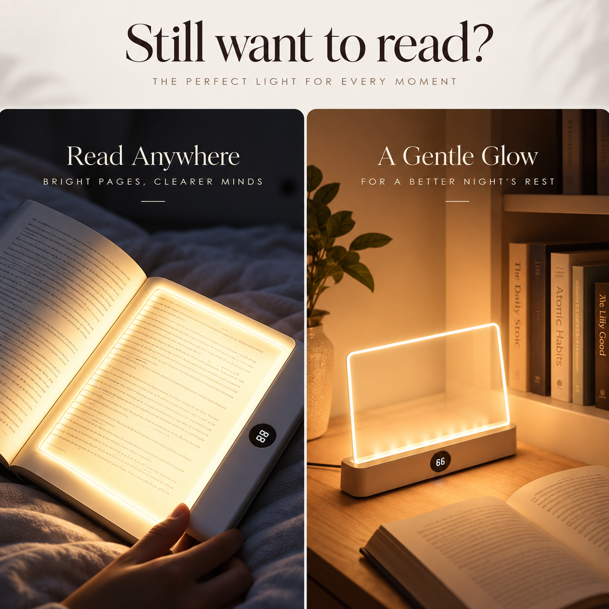 مصباح القراءة الذكي للقرآن والكتب