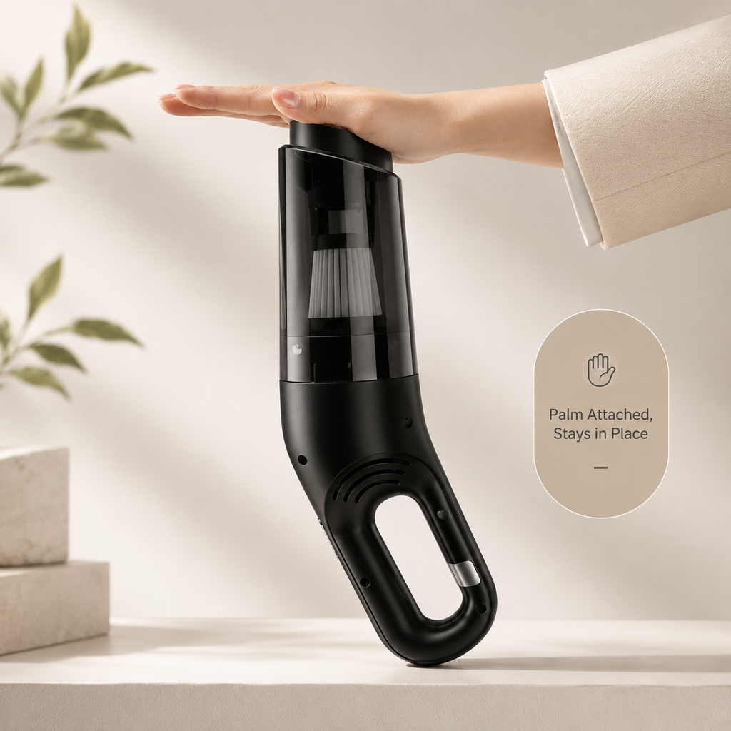Cordless handheld vacuum with high suction power