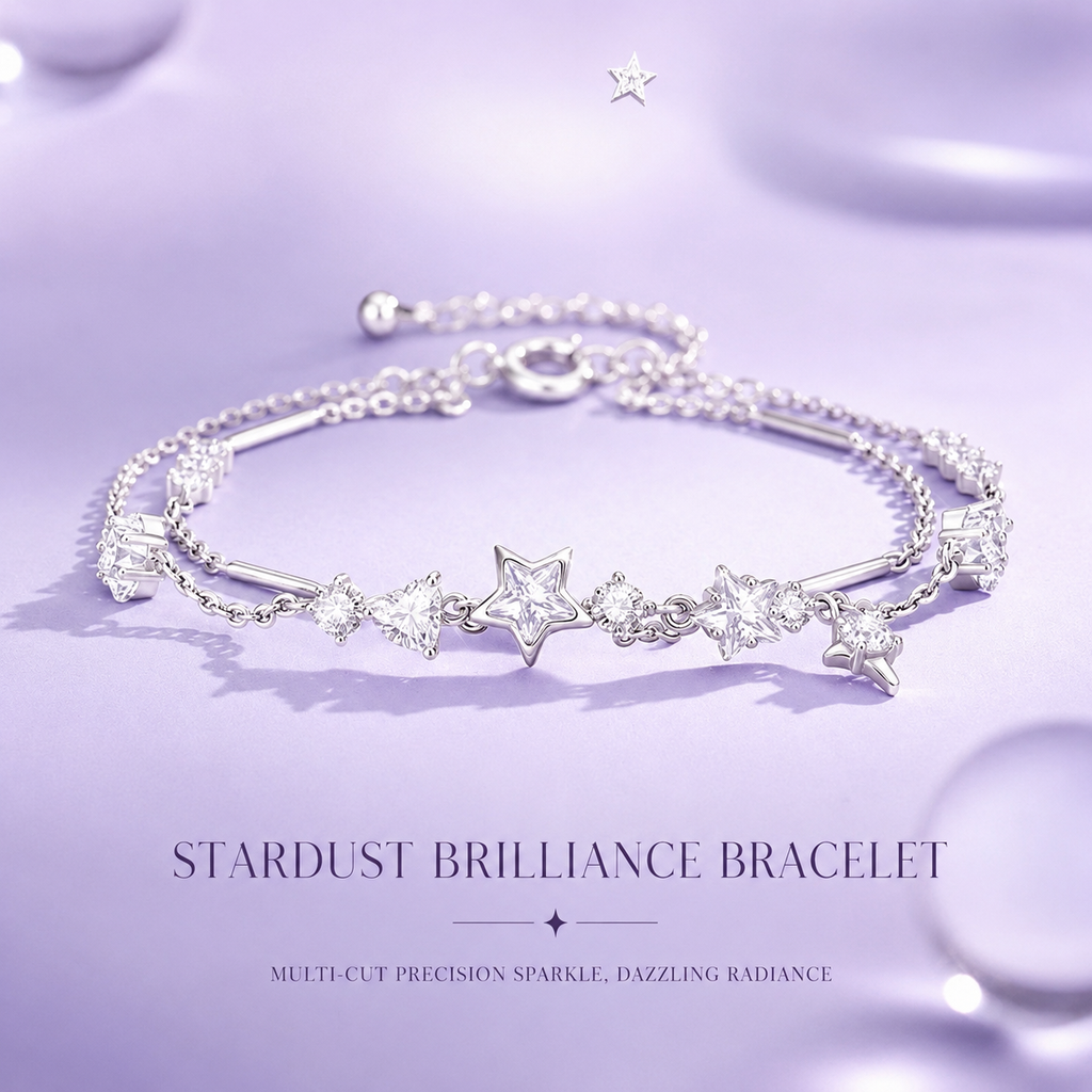 Dual Shining Stars Bracelet