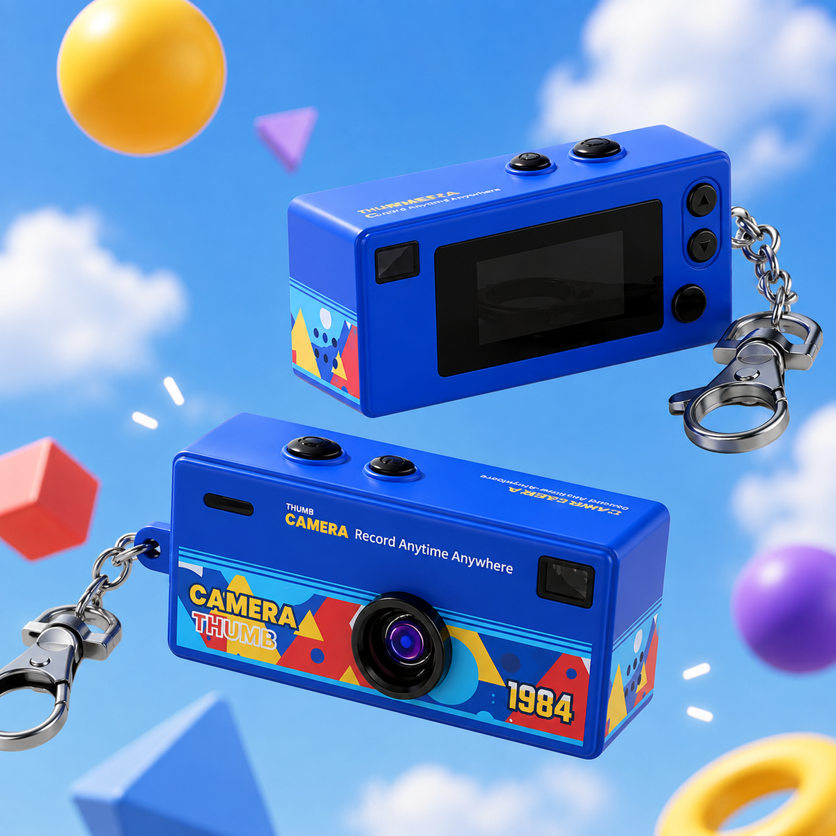 Small camera medal for recording