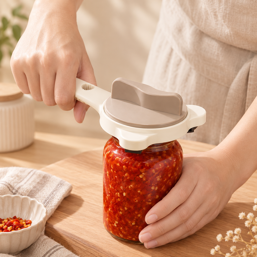 Adjustable Jar and Bottle Opener