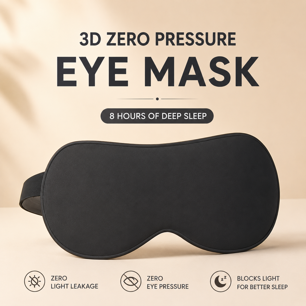 Comfortable Full Coverage Sleep Mask – KOLLSHAY