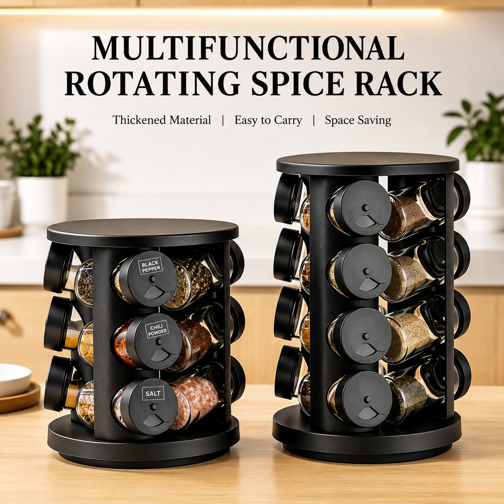 Rotating Spice and Pantry Organizer