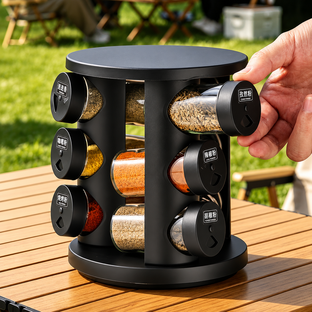 Rotating Spice and Pantry Organizer