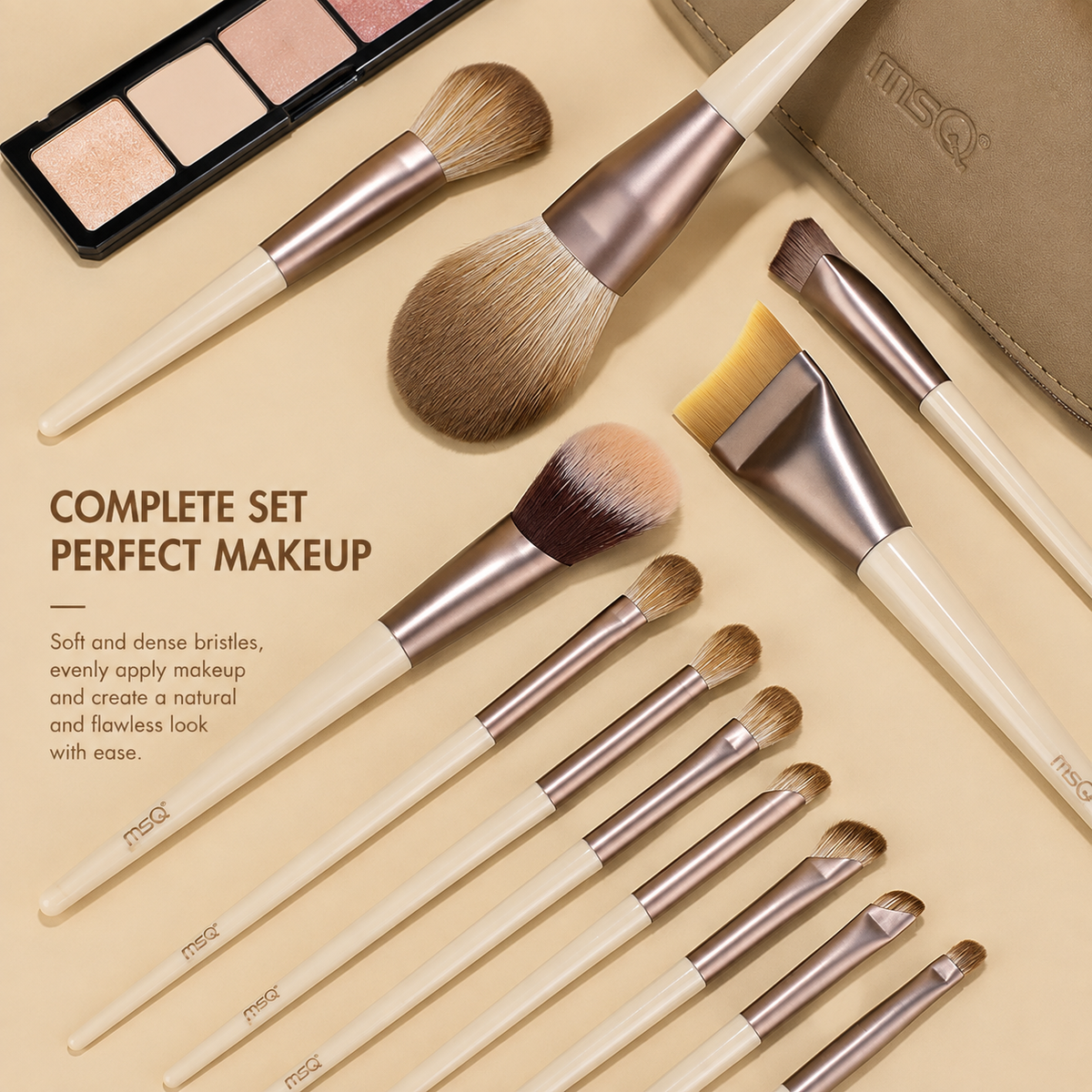 KOLLSHAY 14-Piece Professional Makeup Brush Set