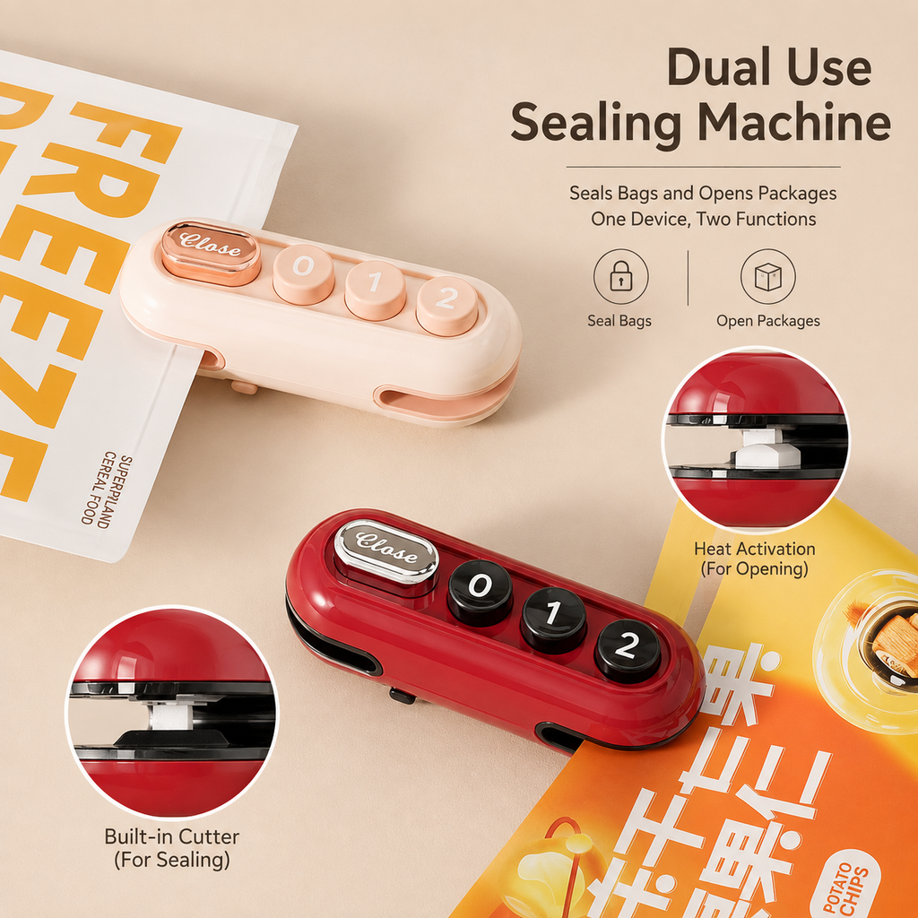 Portable Food Bag Sealer