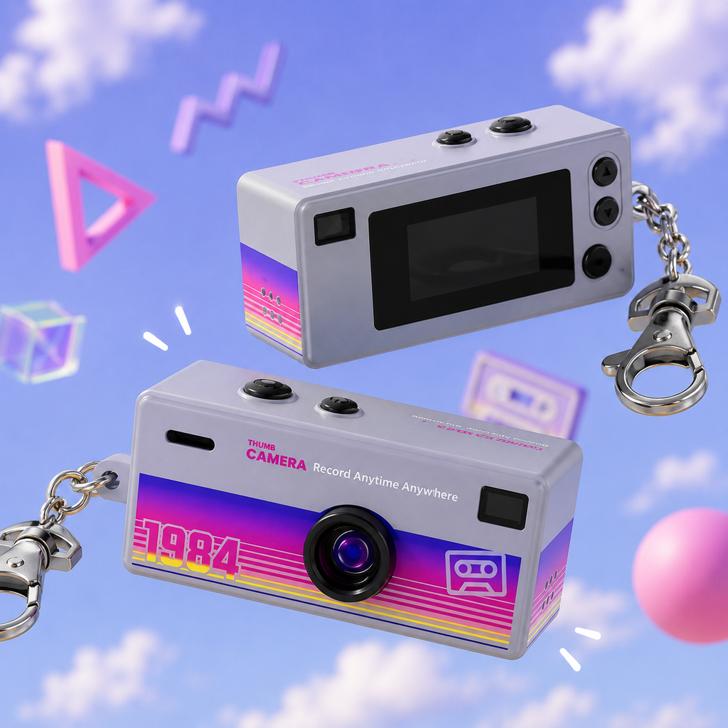 Small camera medal for recording