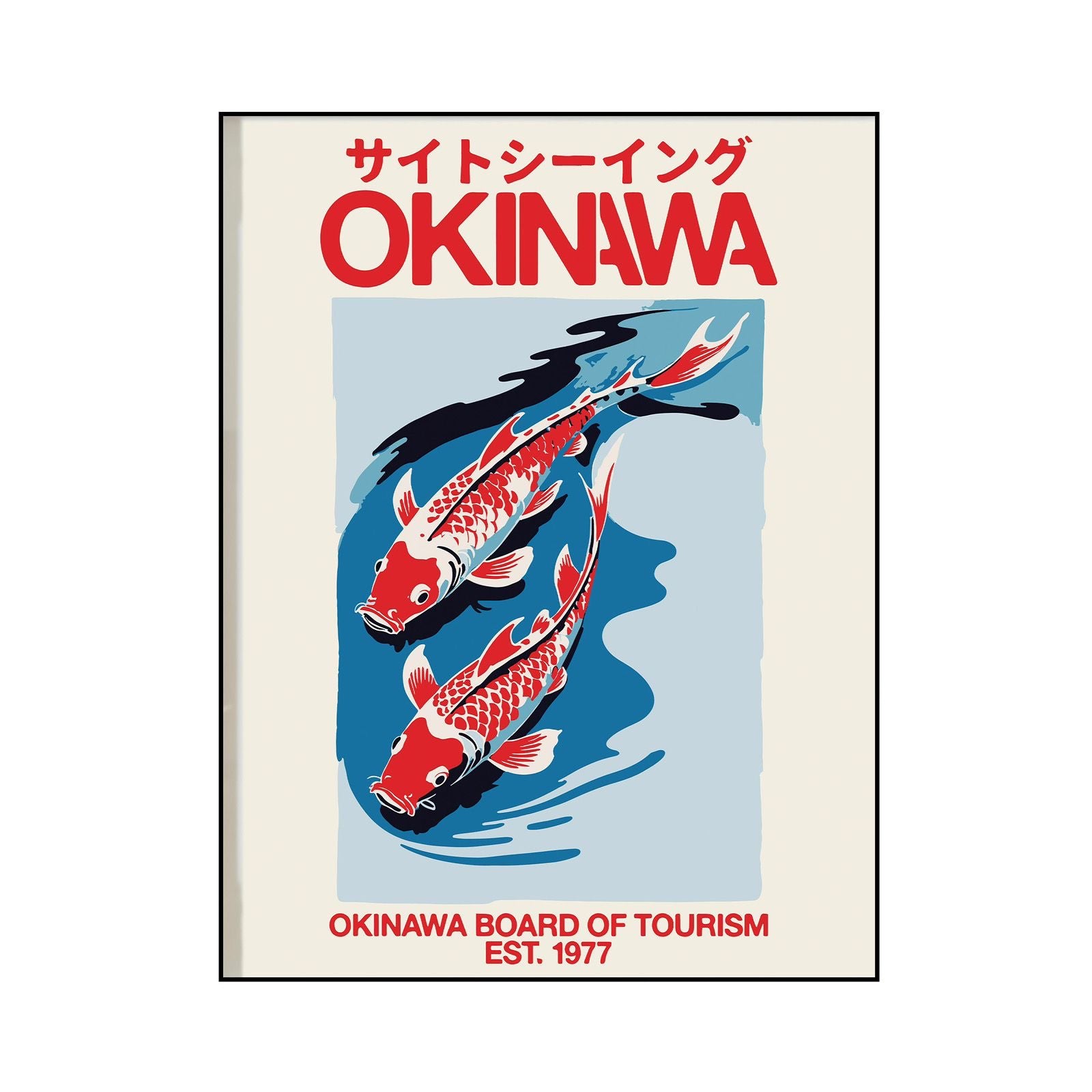 Japanese and vintage style decor posters