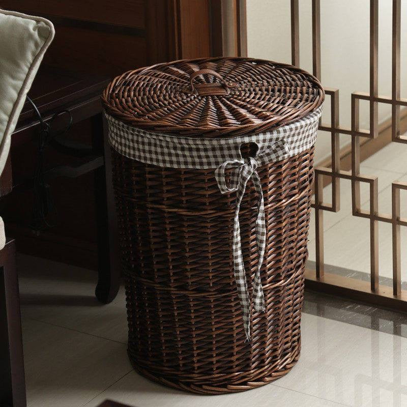 Bamboo Laundry Hamper with Lid